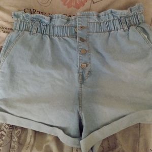 No Boundaries Light Blue Wash Shorts